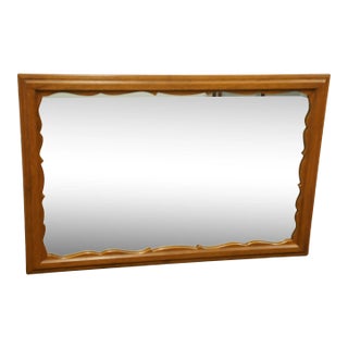 Sprague & Carleton Solid Hard Rock Maple Colonial / Early American 48" Dresser / Wall Mirror For Sale