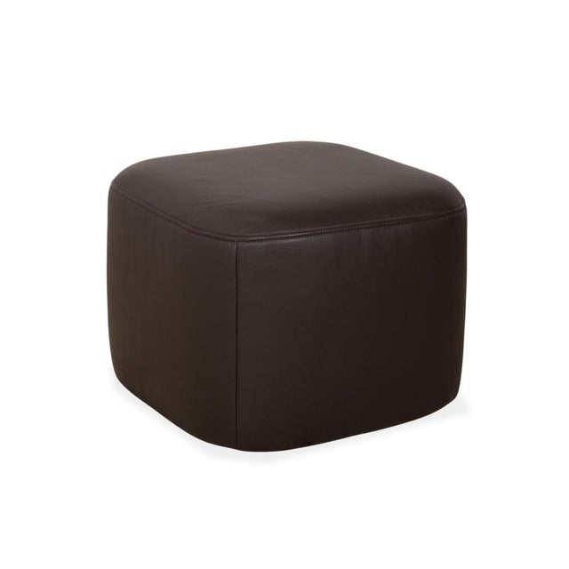 Set of Freistil 149 Chair with Ottoman in Leather by Rolf Benz For Sale - Image 14 of 15