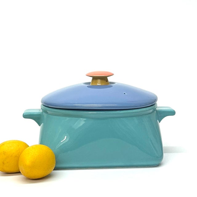 Color-blocked casserole dish This bold, ceramic, color-blocked square casserole dish is from the Colorways collection by...