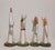 1980s Vintage 1987 Lisa Larson for Goebel Holiday Lucia Parade Candle Holder Figurines - Set of 4 For Sale - Image 5 of 10