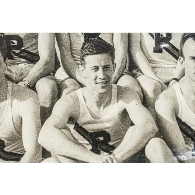 Large Original Antique Photograph Purdue University Framed Track Running Team Sports Photo For Sale In New York - Image 6 of 13