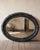 Wood Late Victorian Ebonised Oval Bevelled Wall Mirror, 1890 For Sale - Image 7 of 7