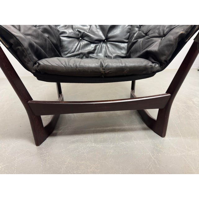 Mid-Century Trega Sling Lounge Chairs by Tormod Alnæs for Sørlie Møbler, Norway, 1970s For Sale - Image 9 of 17