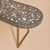 French Mosaic Coffee Table with Brass Base, 1960s For Sale - Image 10 of 13