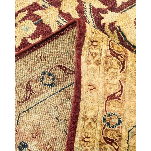 Vintage Traditional Hand Knotted Wool Area Rug, Red - 7'10" X 9'10" For Sale In New York - Image 6 of 9