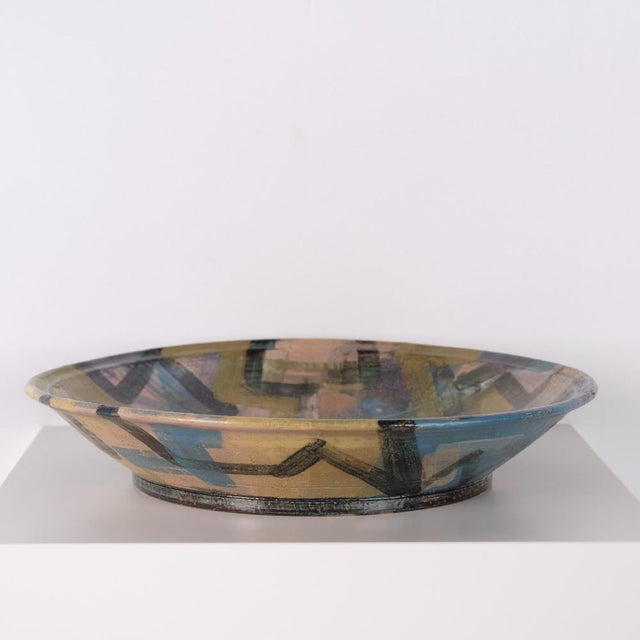 Ceramic Ceramic Dish with Motif of Mysselhøj by Per Weiss, 1990 For Sale - Image 7 of 15