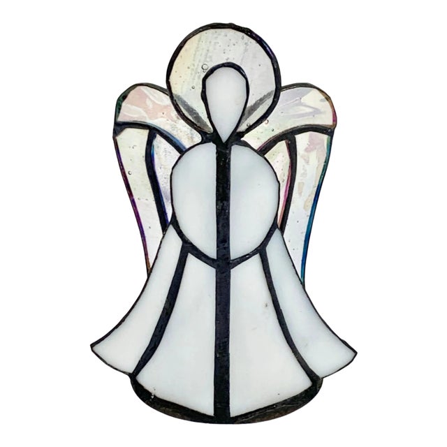 Stained Glass Angel Tea Light Candle Holder Chairish