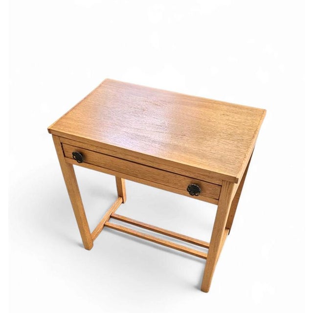 Oak Side Table, 1970s For Sale - Image 11 of 15