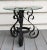 Mid 20th Century Vintage Wrought Iron Scroll Glass Top Table For Sale - Image 4 of 4