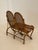 Wood Two-Seater Sofa in Rattan with Vienna Straw Backrest, 1970s For Sale - Image 7 of 15