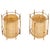 Mid-Century Modern Bamboo and Rattan Table Lamps, 1970s, Set of 2 For Sale - Image 17 of 17