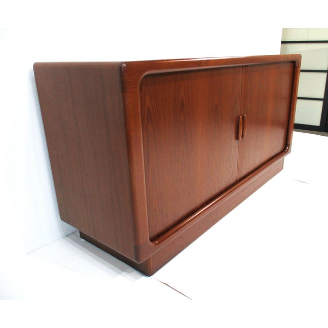 Mid Century Teak Tambor Door Credenza by Dyrlund Denmark (A) For Sale - Image 10 of 15