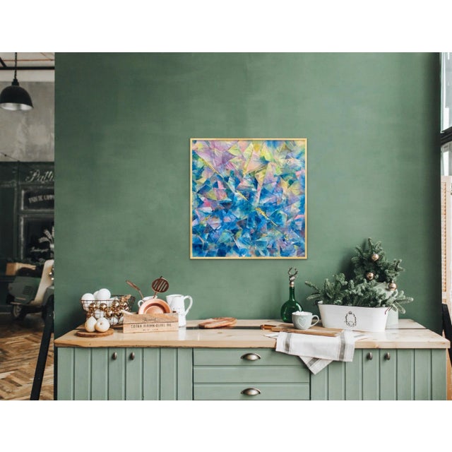 2010s "Spring Dalliance" Original Abstract Collage For Sale - Image 5 of 12