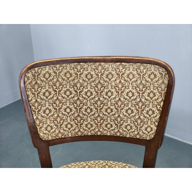 Dining Chairs from Thonet, Former Czechoslovakia, 1940s, Set of 4 For Sale - Image 11 of 17