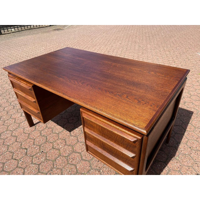Danish Teak Desk by Arne Vodder, 1960s For Sale - Image 6 of 11