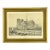 Vintage Framed French Notre Dame Architectural Print For Sale
