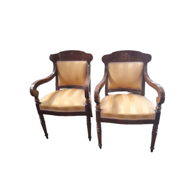 Antique Charles X Style Armchairs, 1850, Set of 4 For Sale - Image 10 of 10