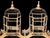 Wood Vintage Victorian Double Spire Bamboo Bird Cage For Sale - Image 7 of 9