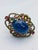 Metal Bochic “Orient” Diamond, Tourmaline & Tanzanite Ring Set In 18K Gold & Silver For Sale - Image 7 of 12