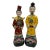 Mid-20th Century Chinese Wucai Emperor and Empress Figures For Sale