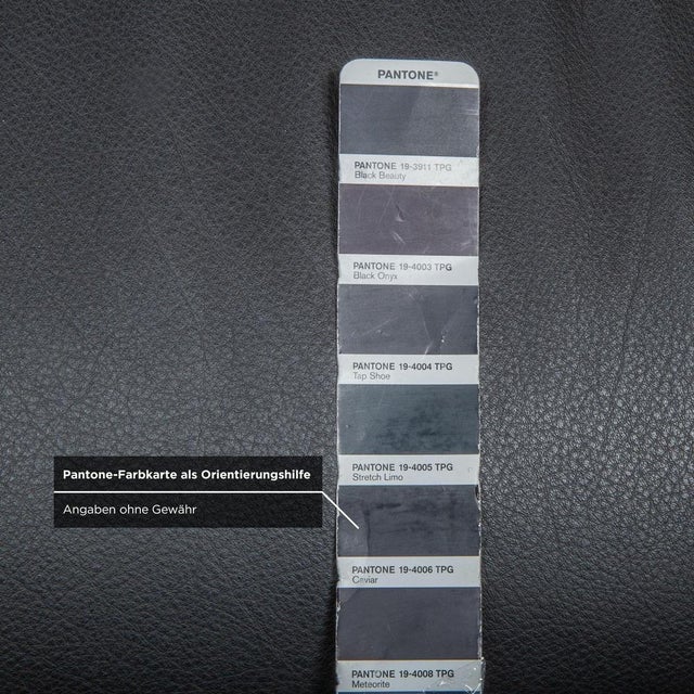 Black Leather Chairs with Aluminum Legs from Rolf Benz, Set of 2 For Sale - Image 8 of 13