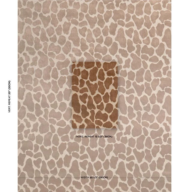 A beloved design that we revived due to popular demand, Giraffe Velvet in safari is an abstract animal pattern created...