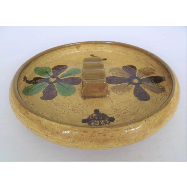 Ceramic Italian Provenzale Ceramic Ashtray by Aldo Londi for Rosenthal Netter by Bitossi For Sale - Image 7 of 10