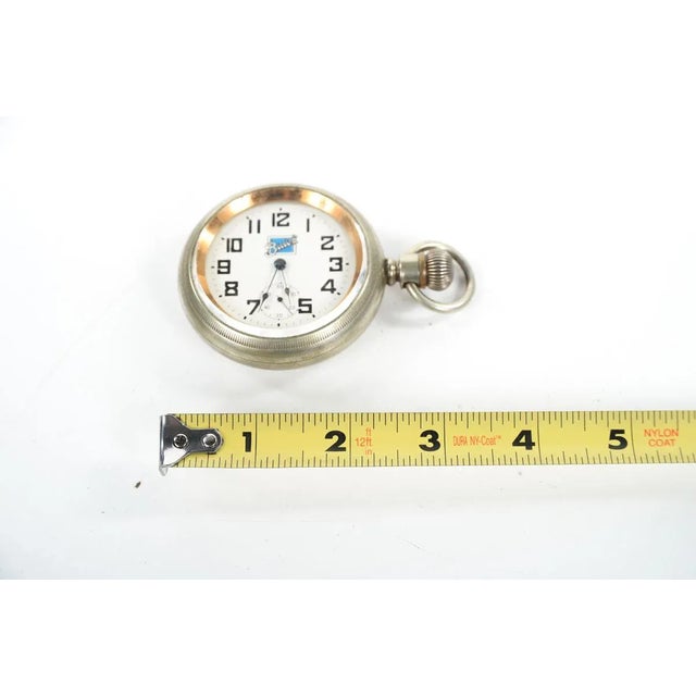 Silver Dueber Antique Buick Automobile Ad Pocket Watch For Sale - Image 8 of 8