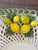 White Handcrafted Italian Ceramic Lemon Basket Bowl by Lanzarin Ceramiche For Sale - Image 8 of 12