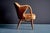 Wood Lounge Chairs Upholstered in Cognac Leather, Germany, 1950s, Set of 3 For Sale - Image 7 of 15