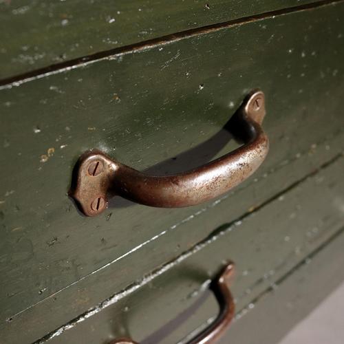 Industrial Lacquered Chest of Drawers For Sale - Image 4 of 10
