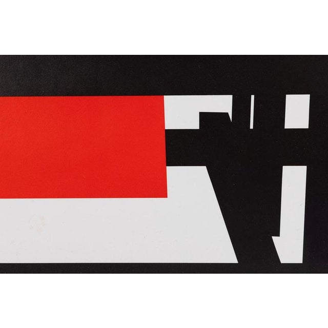 Izika Gaon De Stijl Poster by Gerrit Rietveld, Israel, 1977 For Sale - Image 11 of 18
