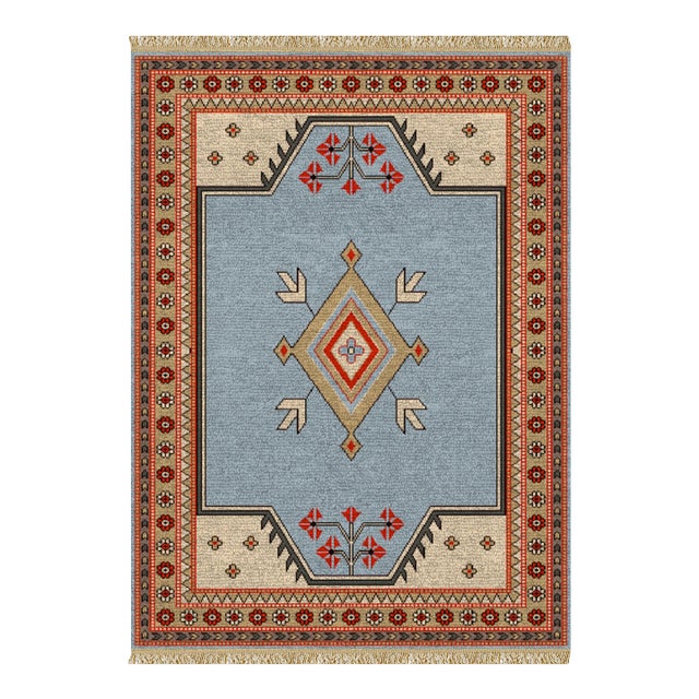Selendi Hand-Knotted Wool Area Rug - 8x10 For Sale