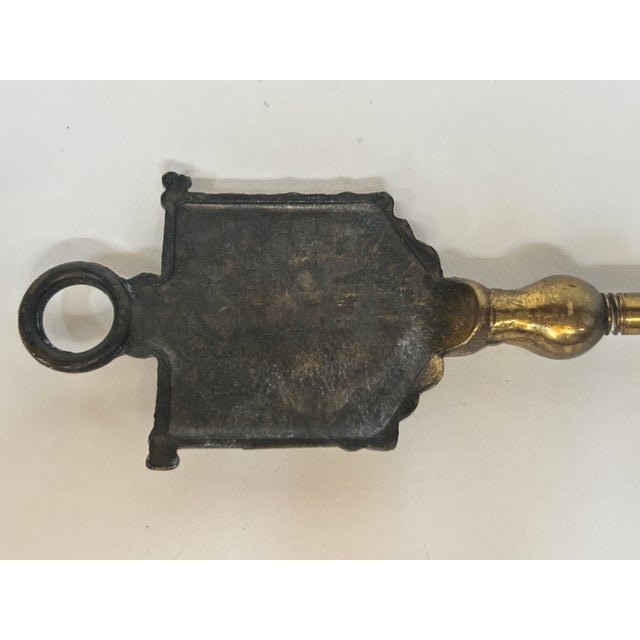 Metal Vintage English Brass Toasting Fork With City of London Heraldic Coat of Arms For Sale - Image 7 of 14