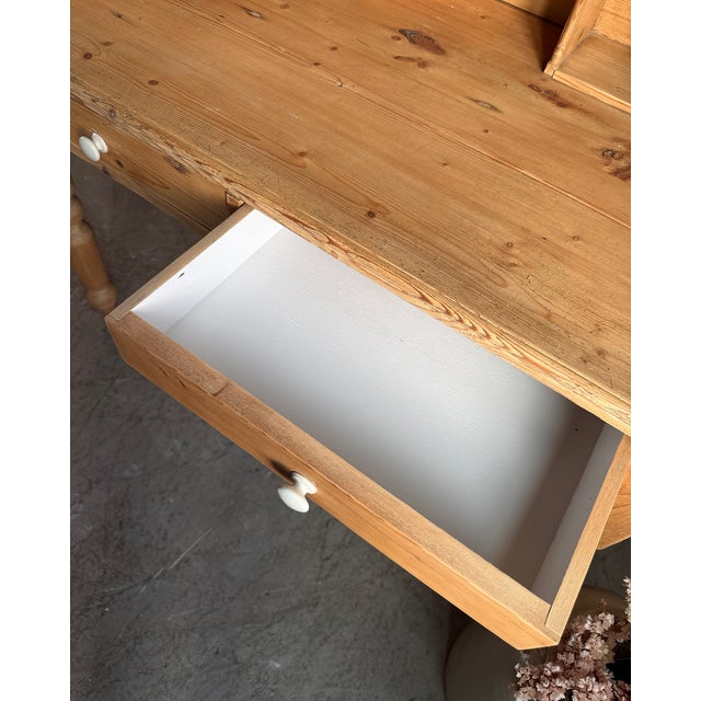 English-Style Tiered Desk, 1920s For Sale - Image 10 of 14