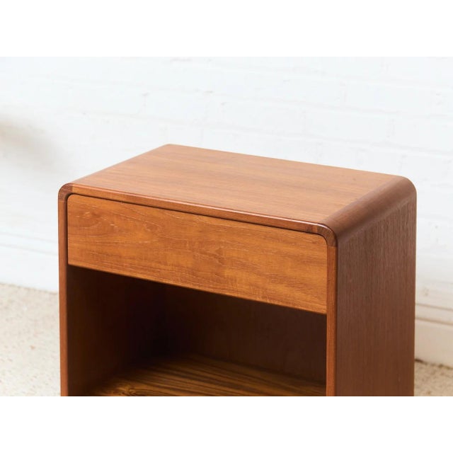 Mid 20th Century Danish Modern Teak Nightstand For Sale - Image 11 of 12
