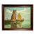 Belgian Harbor Scene With Sailboats –Oil on Canvas Framed Painting For Sale
