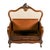 Antique Rococo Carved Wood Hall Bench With Upholstered Back and Seat For Sale In Greensboro - Image 6 of 8