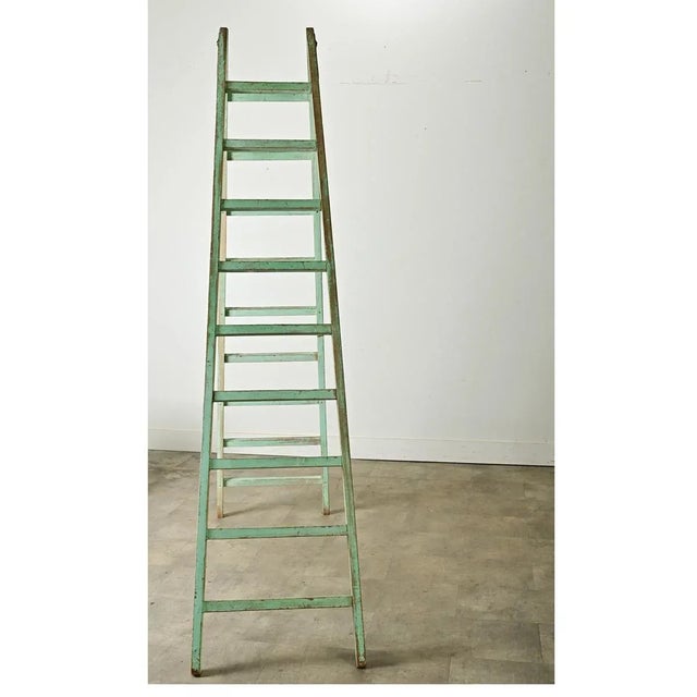 English 19th Century Painted Folding Ladder For Sale - Image 9 of 12