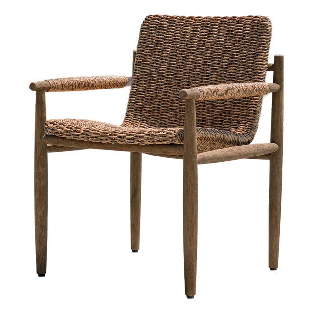 Sumba Golden Flax Outdoor Dining Chair For Sale