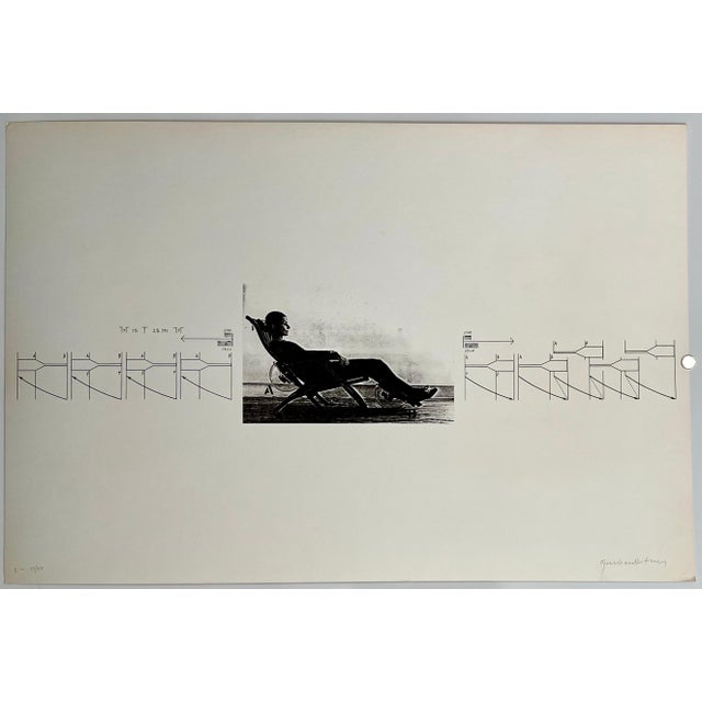 Bernhard Leitner, (Austrian, 1938) From a portfolio "Sound : Space" "Ton : Raum" Self published by artist in 1975/1976,...