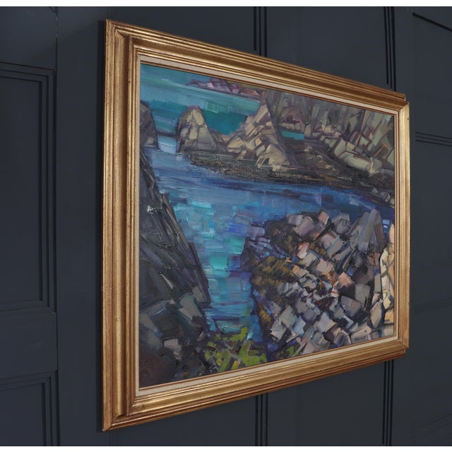 Brachet, La Grande Côte, 1992, Oil on Canvas For Sale - Image 9 of 11