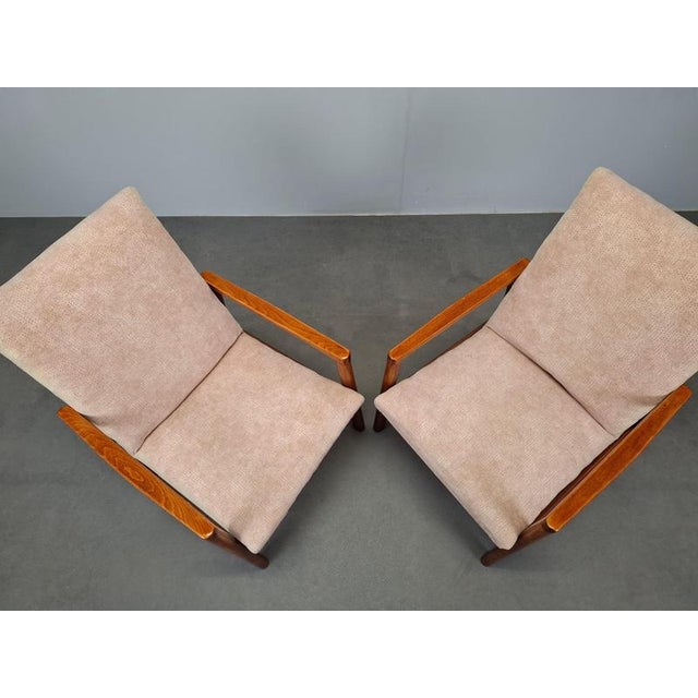 Mid-Century Modern Lounge Chairs, Czechoslovakia, 1970s, Set of 2 For Sale - Image 18 of 18