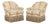 Lee Jofa Tiger Print Upholstered Armchairs, Pair For Sale