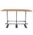 Farmhouse Matthew Izzo Home Reclamied Wood and Steel Bar Table For Sale - Image 3 of 3