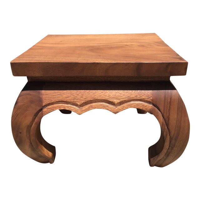 Acacia Wood Opium Table For Sale