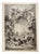 Jean-Baptiste Tilliard, Quos Ego Motos Praestat Componere Fluctus, Burin Print on Old Paper, 1775 For Sale