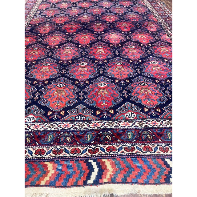 Tribal Antique Persian Afshar Rug For Sale - Image 3 of 10