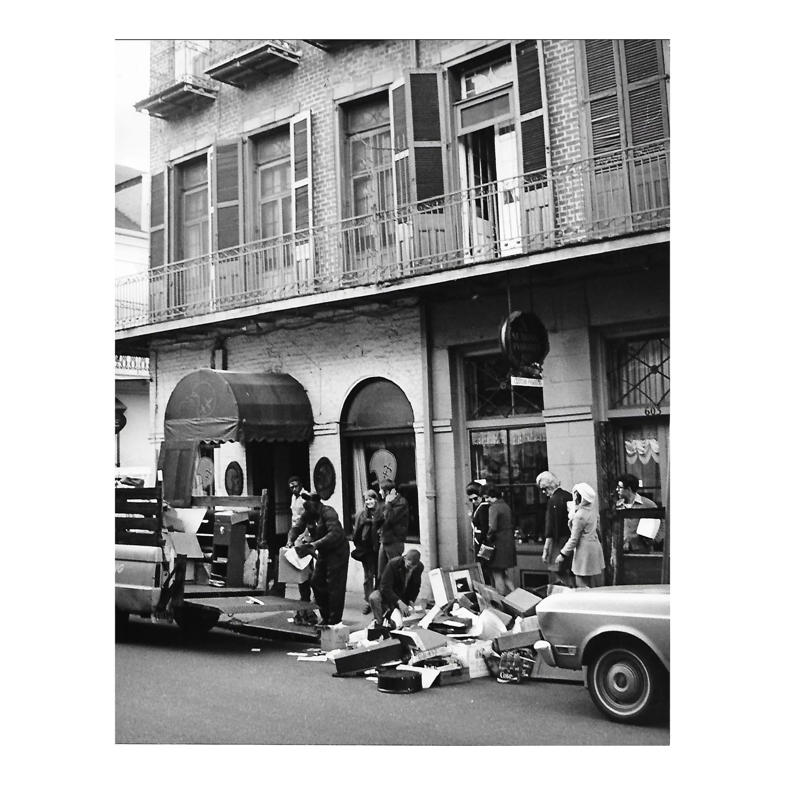 1970 New Orleans French Quarter Eviction Photograph by Don Ware Chairish