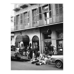 1970 New Orleans French Quarter Eviction Photograph by Don Ware